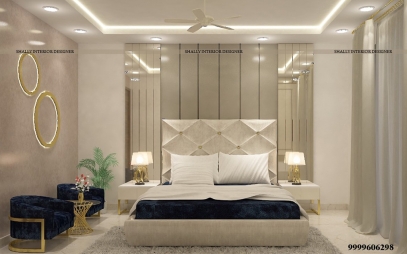 Bedroom Interior Design in Lodi Road